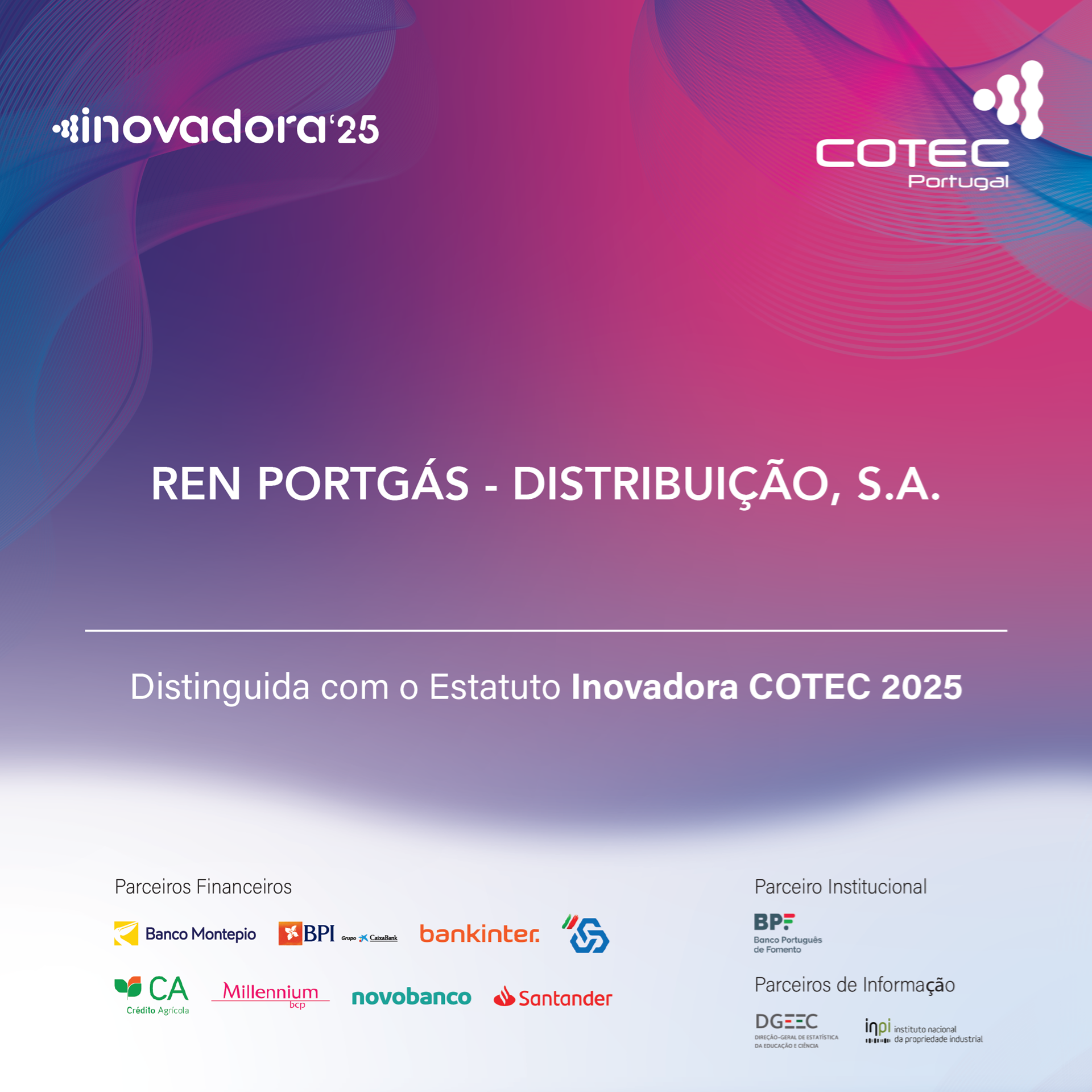 Inovadora COTEC Portgás 2025