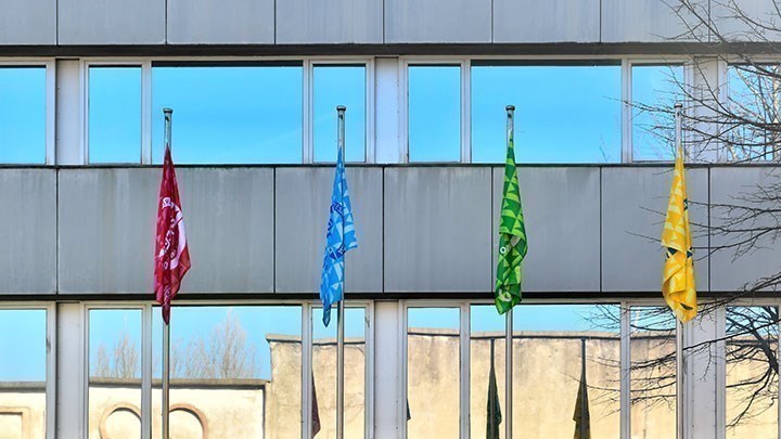 Sede Portgás – bandeiras de certificações