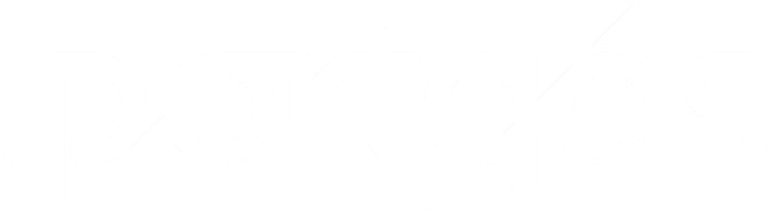 Logotipo monocromático da Portgás
