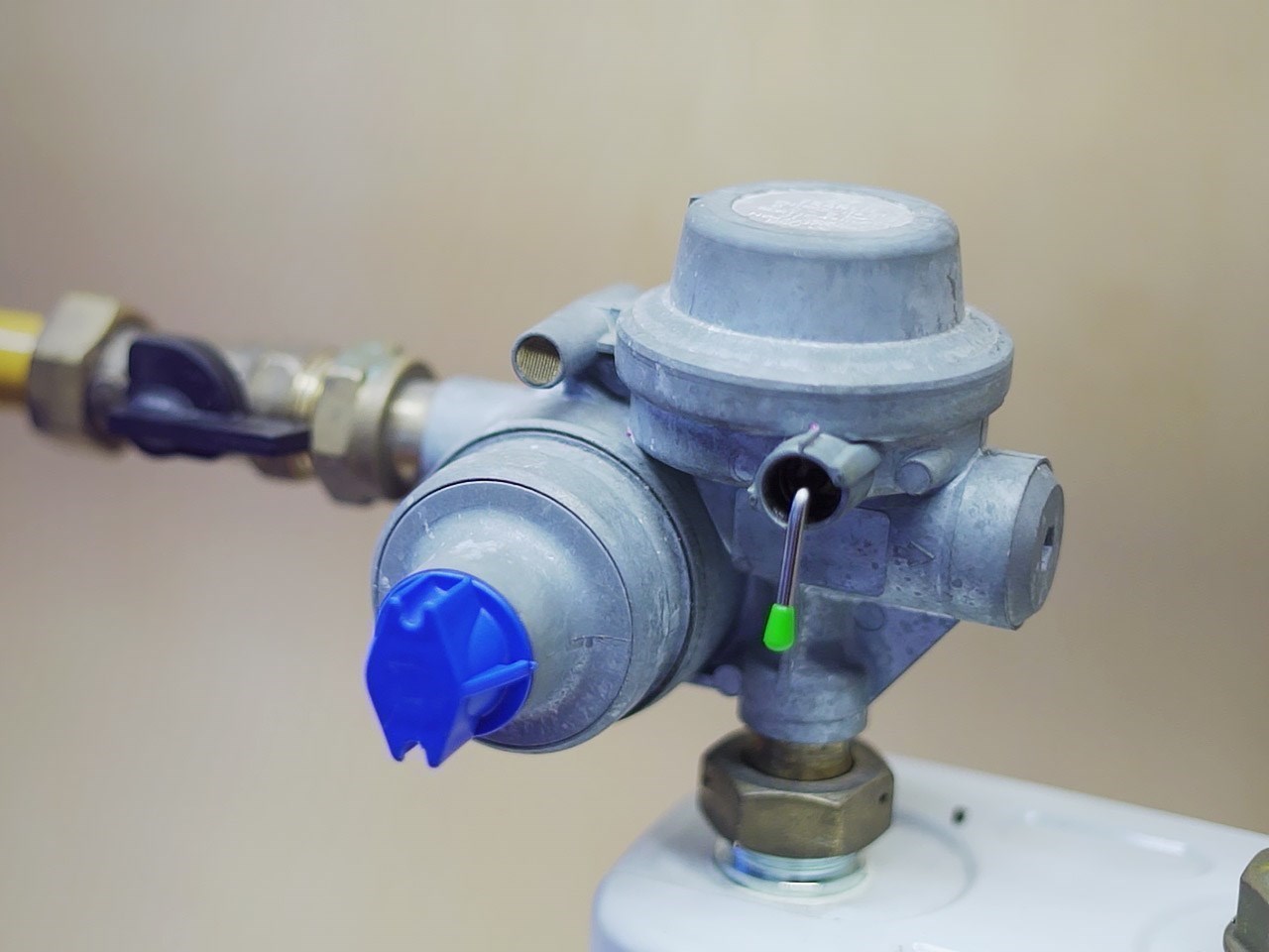 Redutor de gás natural - tampa azul