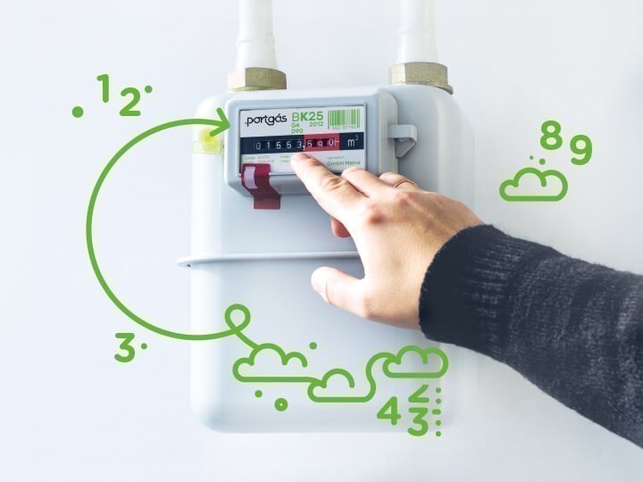 Contador Gás Natural