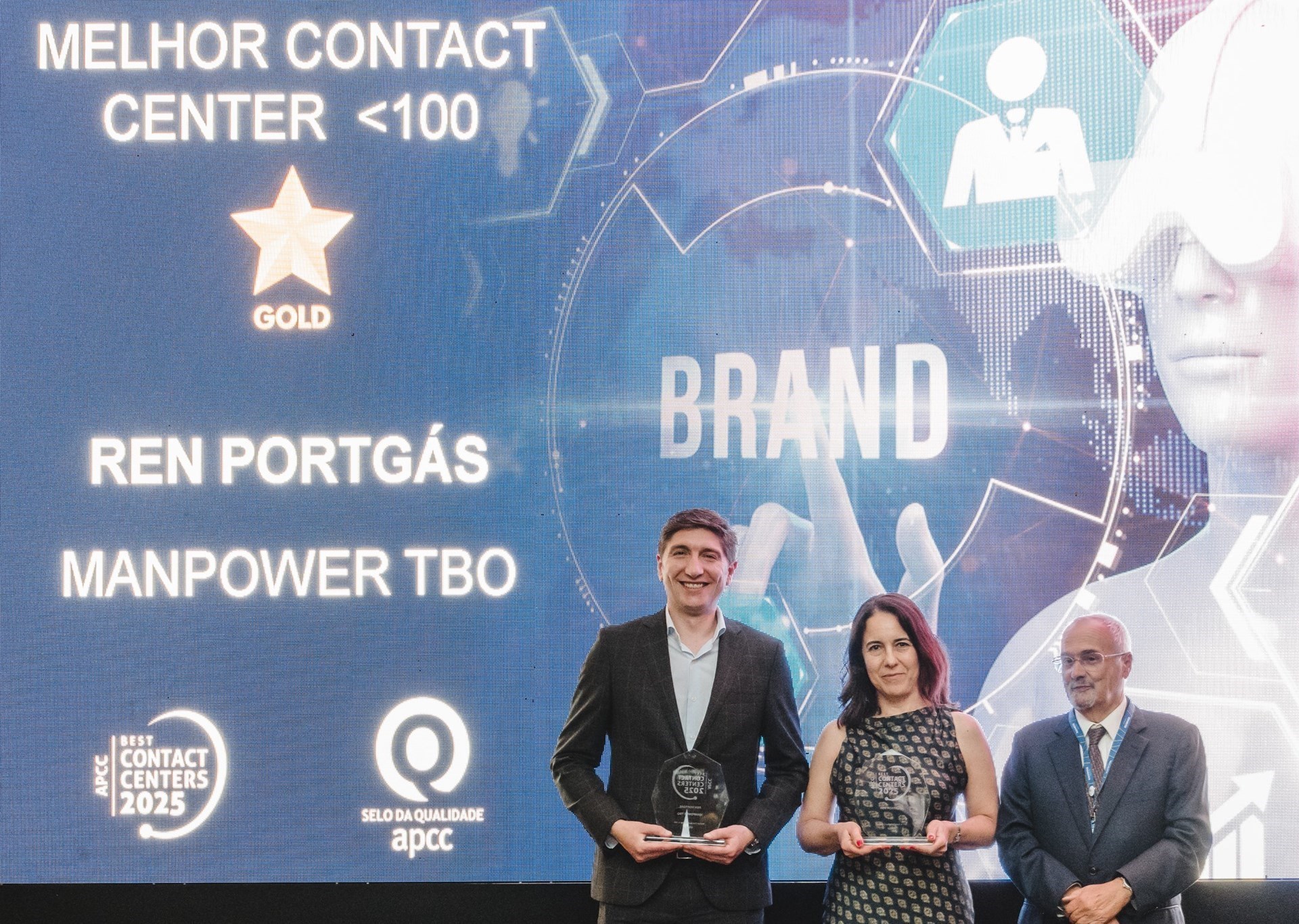 Contact Center da Portgás Troféu Gold APCC 2025