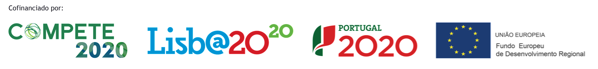 Logotipos de cofinanciamento a projeto Portgás