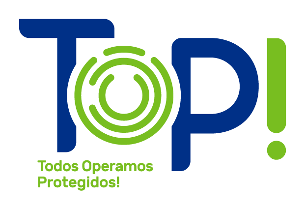 Logotipo TOP de campanha de segurança da Portgás